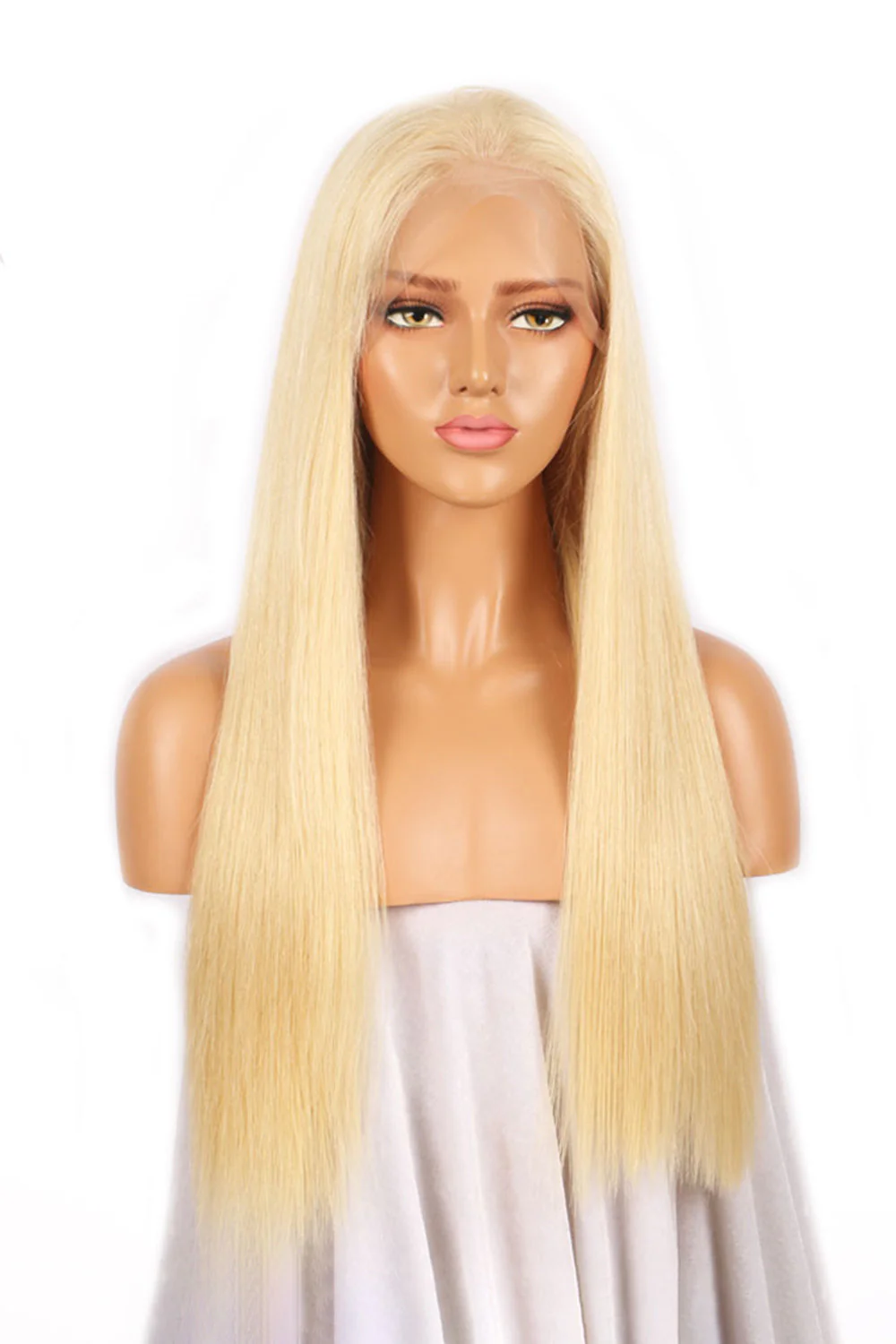 13x6 Hd Lace 613# Bone Straight Wigs-HD24 - Image 4