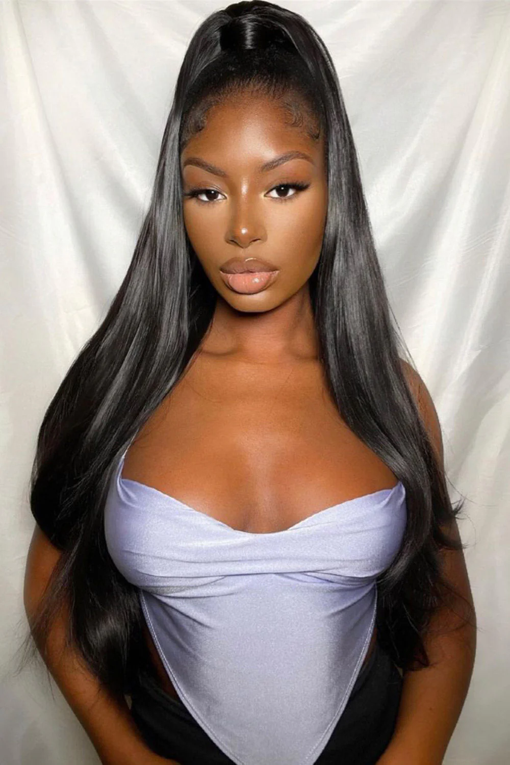 13x6 HD Lace Silky Straight Wigs-HD06 - Image 4