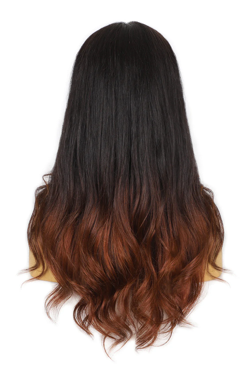 13x6 HD Lace Auburn Brown Natural Wave-HD05 - Image 3
