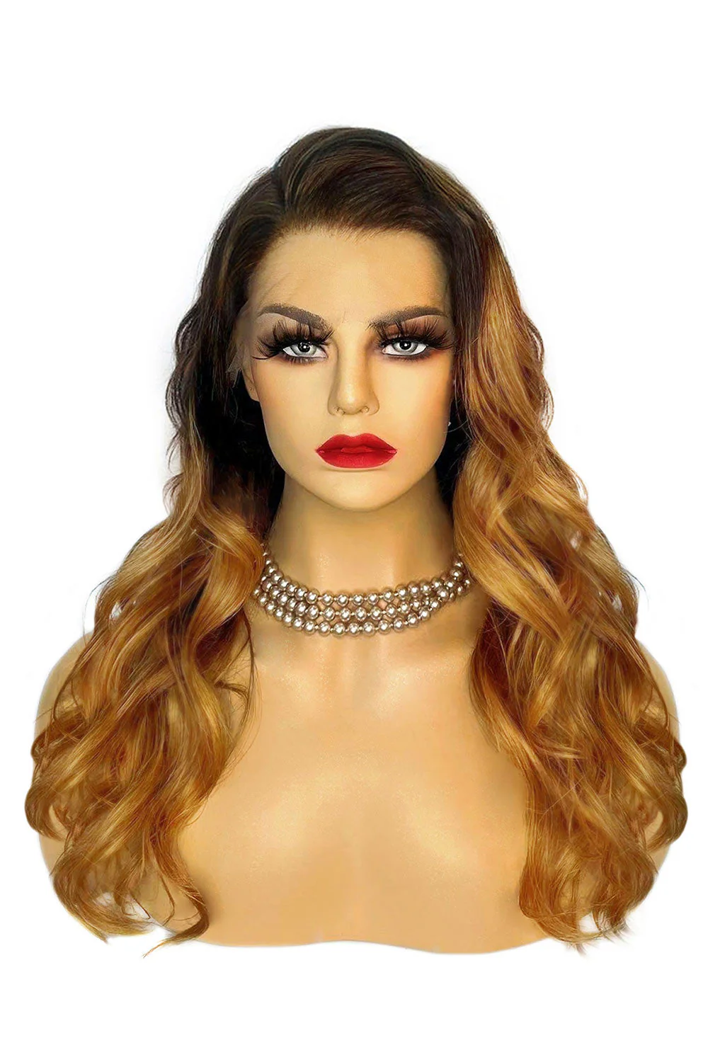 13x6 HD Ombre Honey Blonde Body Wave-HD11 - Image 5