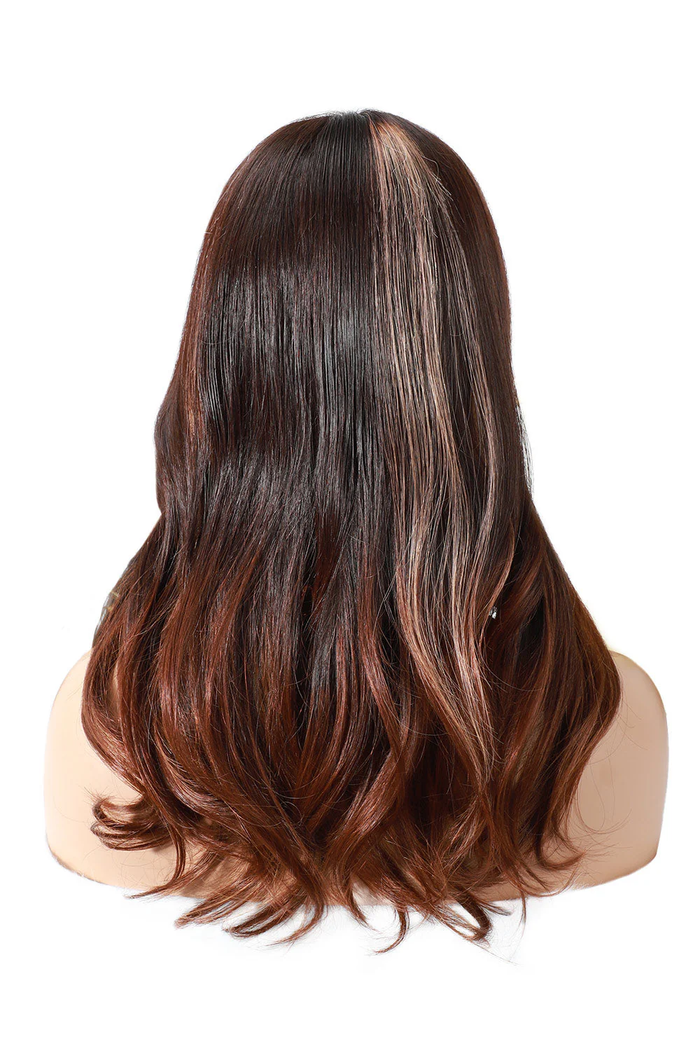 13x6 Glueless Hd Lace Auburn Wig Natural Wave-HD63 - Image 3