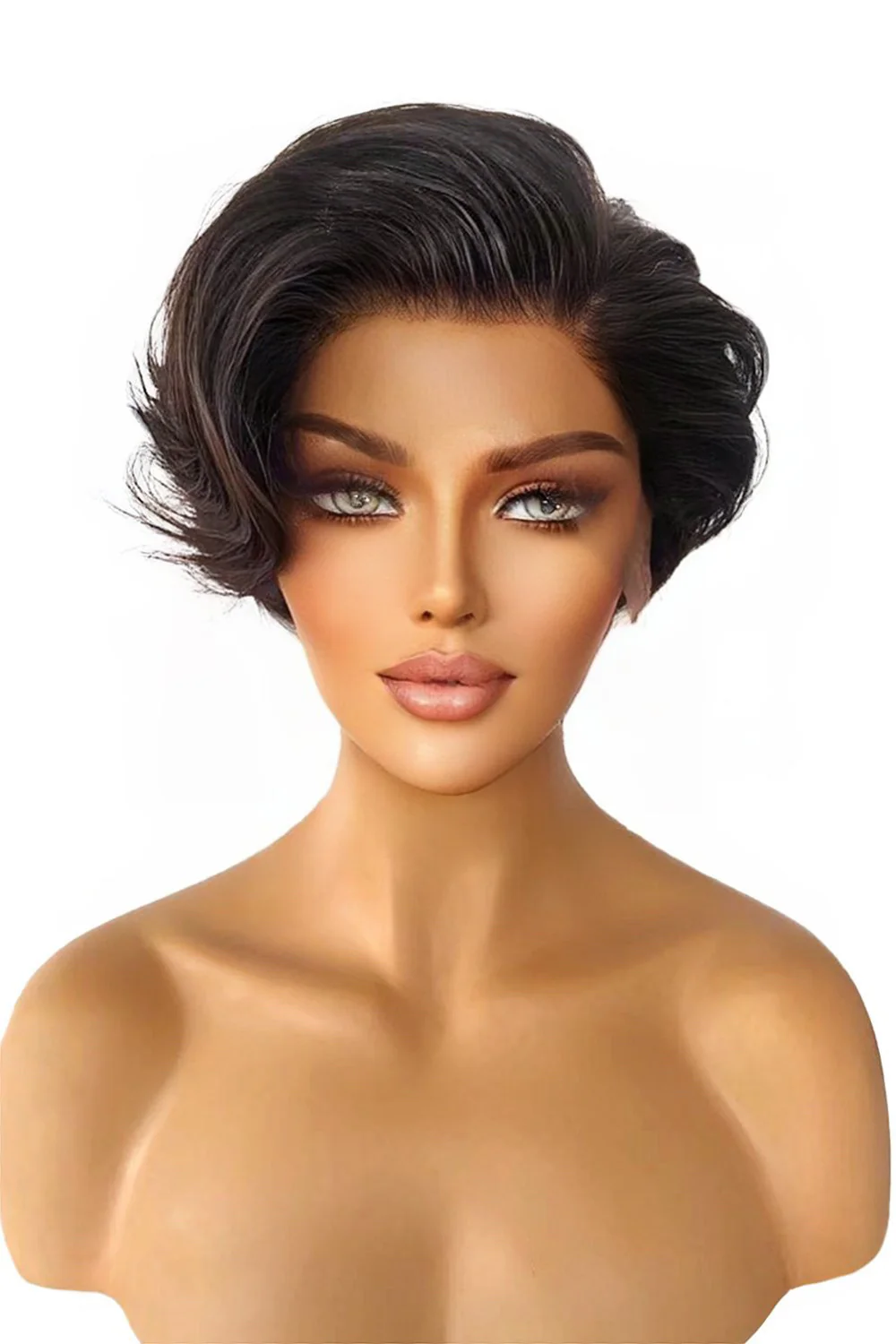 13*6 Lace Front Wigs Side Part Pixie Bob PB03 - Image 4