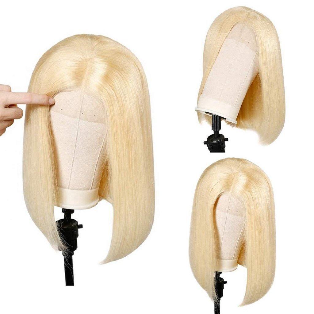 13x4 Full Lace Frontal Wigs Colorful Cute Blunt Cut Bob for Dark Skin - Image 7