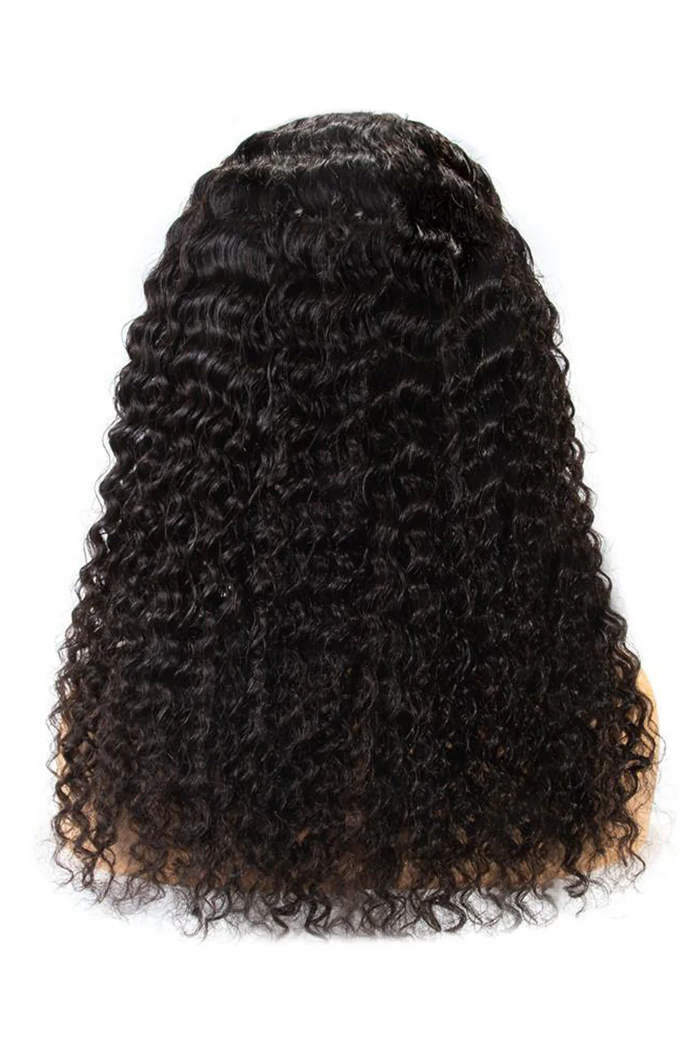 13x4 Full Frontal Lace Wigs Glueless Curly Black Hair Pre-plucked - Image 4
