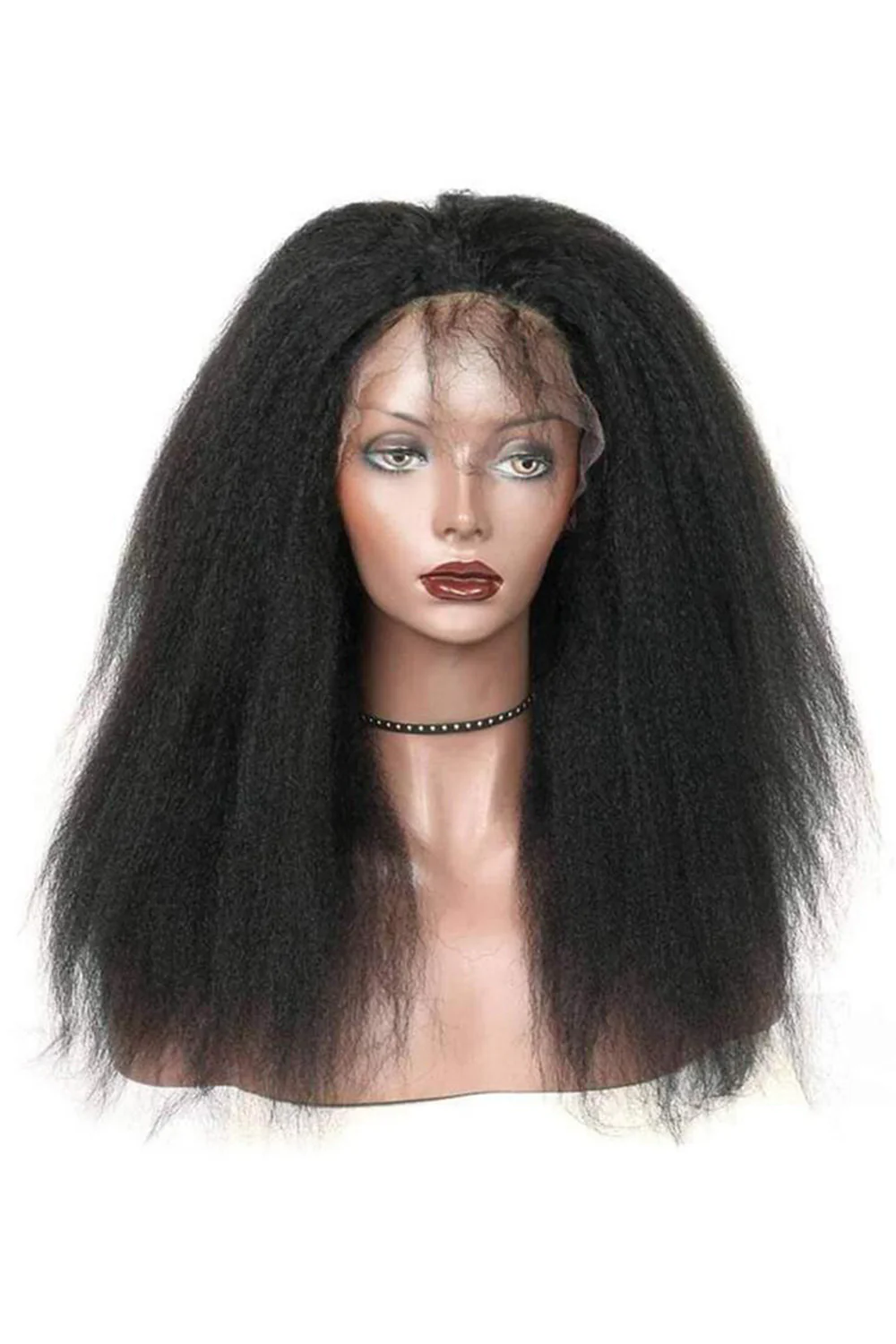 13x4 Full Lace Frontal Wigs Kinky Straight for African American Women - Image 3