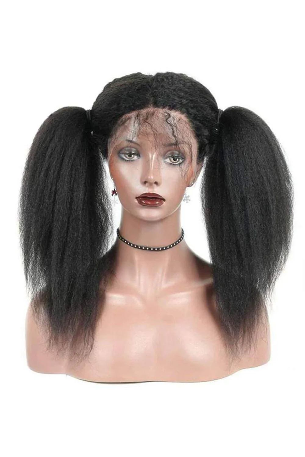 13x4 Full Lace Frontal Wigs Kinky Straight for African American Women - Image 6