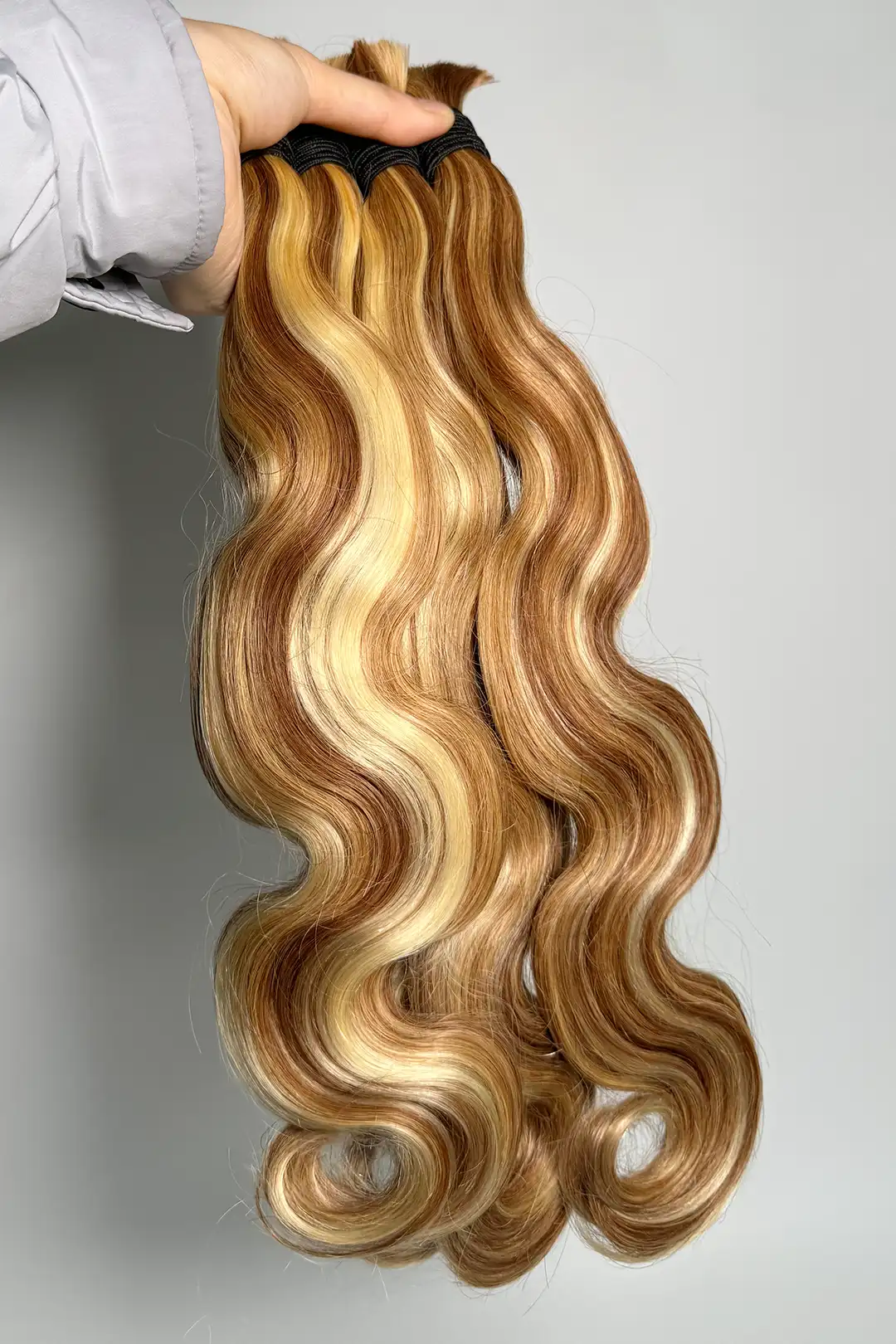 #27/30/613 Piano Color Body Wave Bulk Hair for Braiding BU53 - Image 4