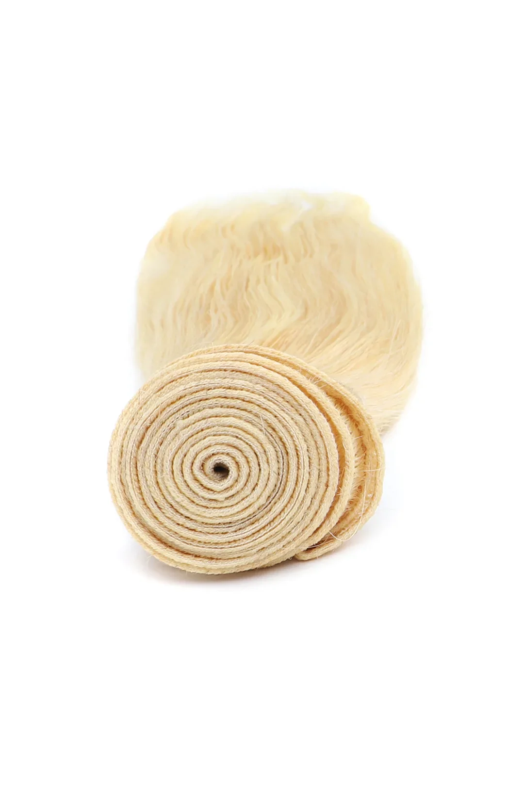 613 Blonde Bundles Double Weft Sew-in Extensions Straight Virgin Hair - Image 2