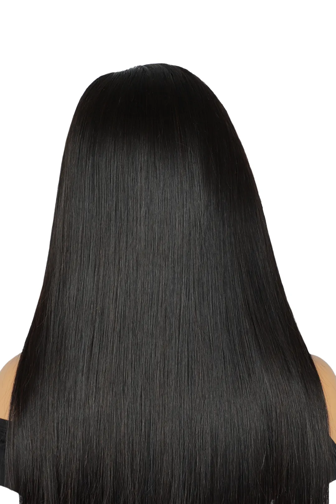 7x7 HD Lace Closure Wig Straight Hair Natural Black - Image 4