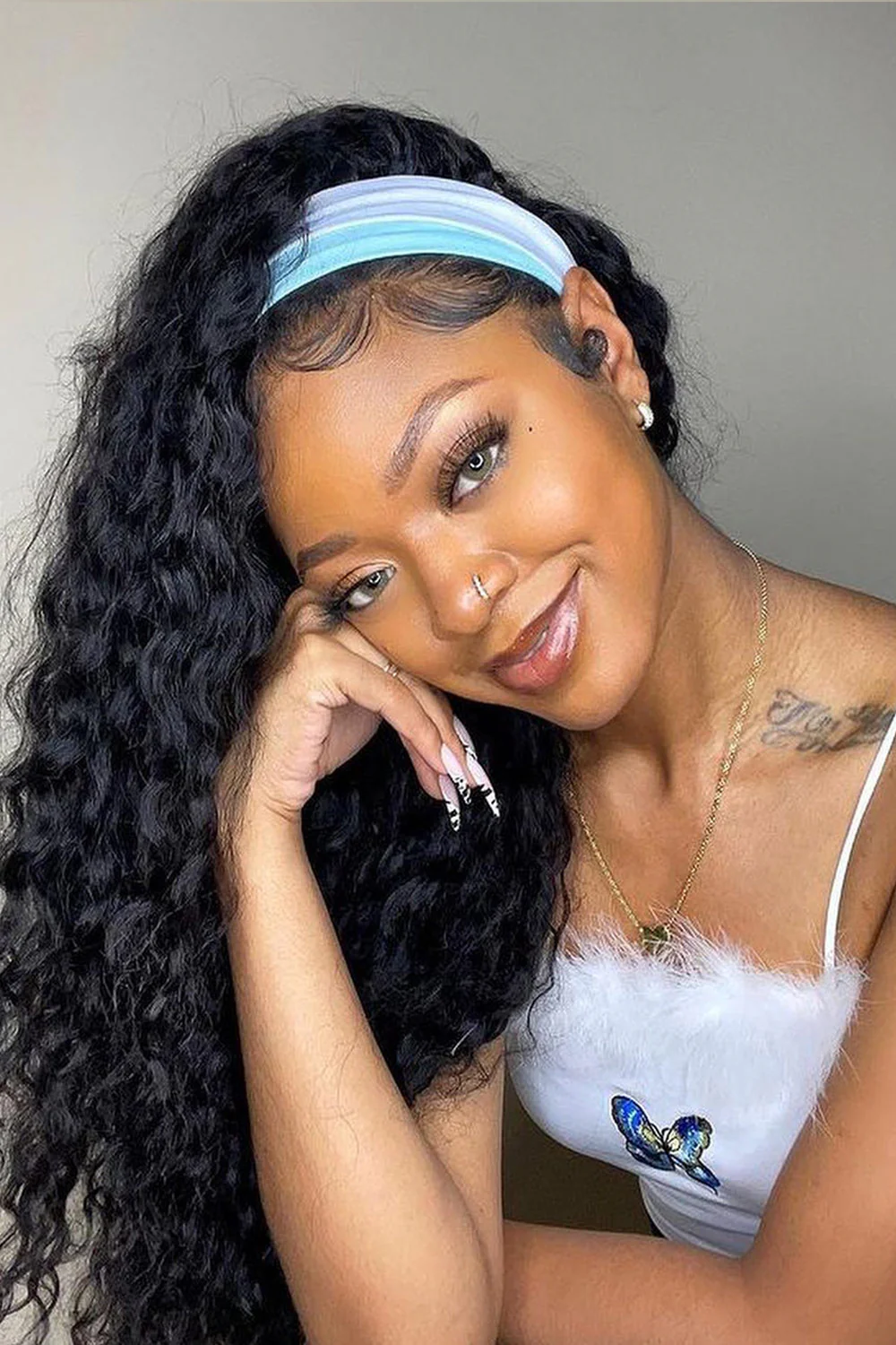 Beautiful Deep Wave Headband Wig Style HBW19 - Image 6