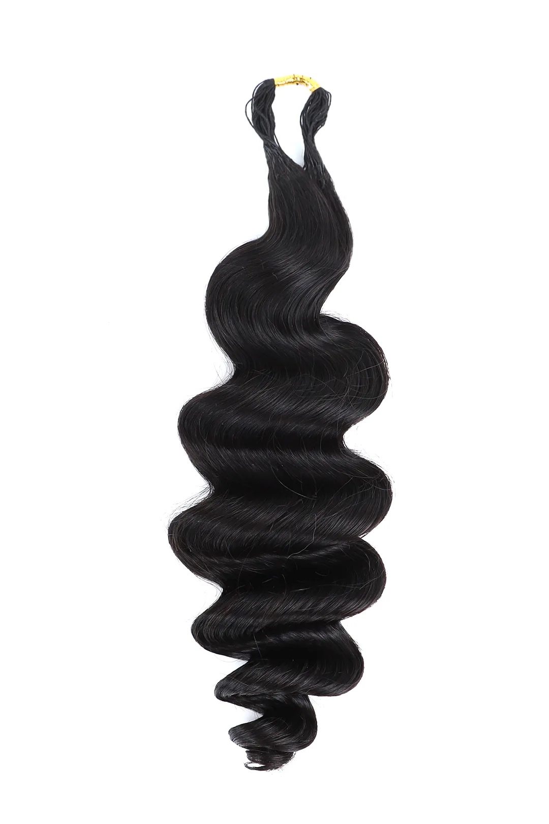 Braiding Feather Crochet Human Hair – Loose Wave Long Cord - Image 8