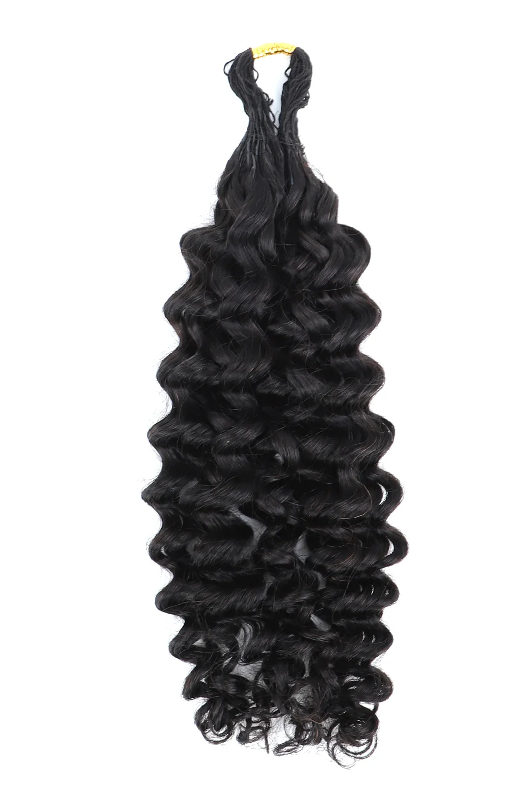 Braiding Feather Crochet Human Hair – Spanish Curly Long Cord - Image 4