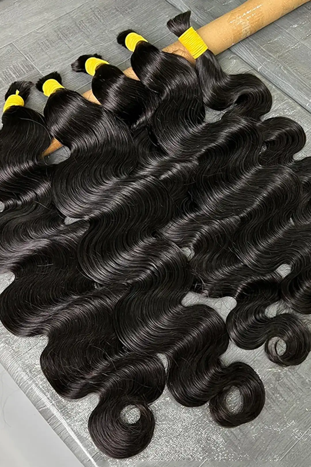 Body Wave Bulk Human Hair For Braiding Natural Black BU08 - Image 7