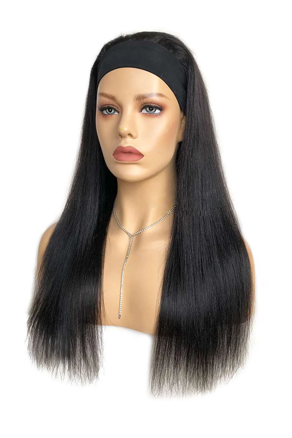 Straight Headband Wig Styles, 100% Human Hair Wig HBW01 - Image 4