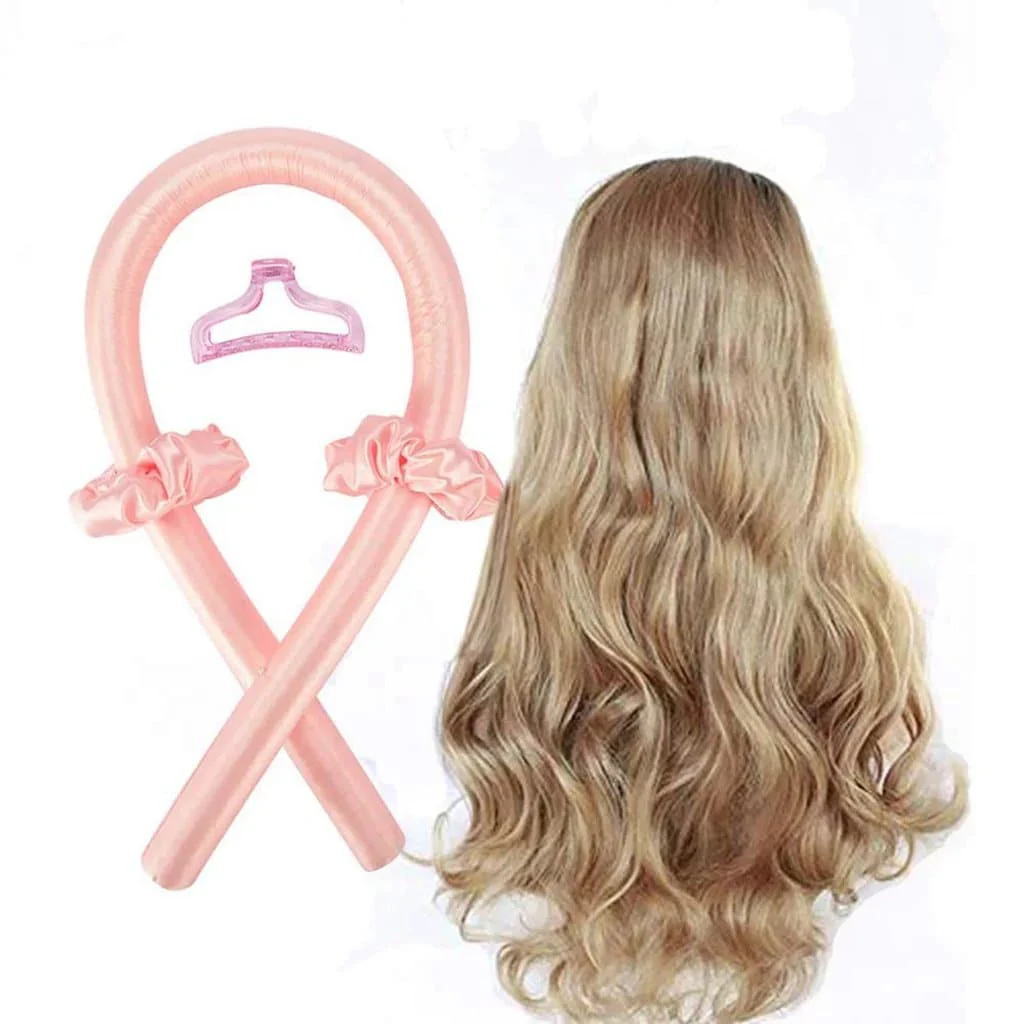 Heatless Curling Ribbon Flexi Rod Soft Foam Hair Rollers Headband Sleeping Hair Curler - Image 4