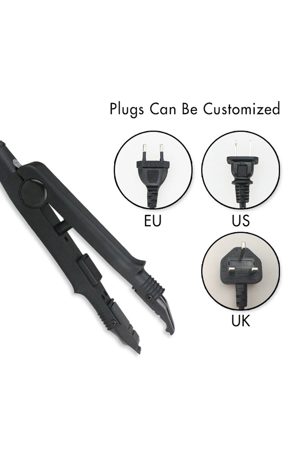I-Tip Pre-Bonded Hair Extension Iron Gun Connector - Image 3