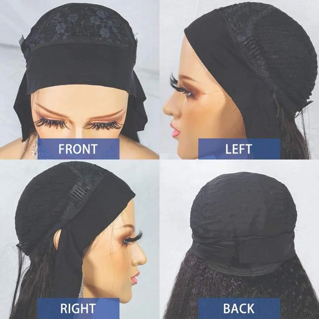Natural Color Kinky Curly Headband Wig Styles HBW09 - Image 7