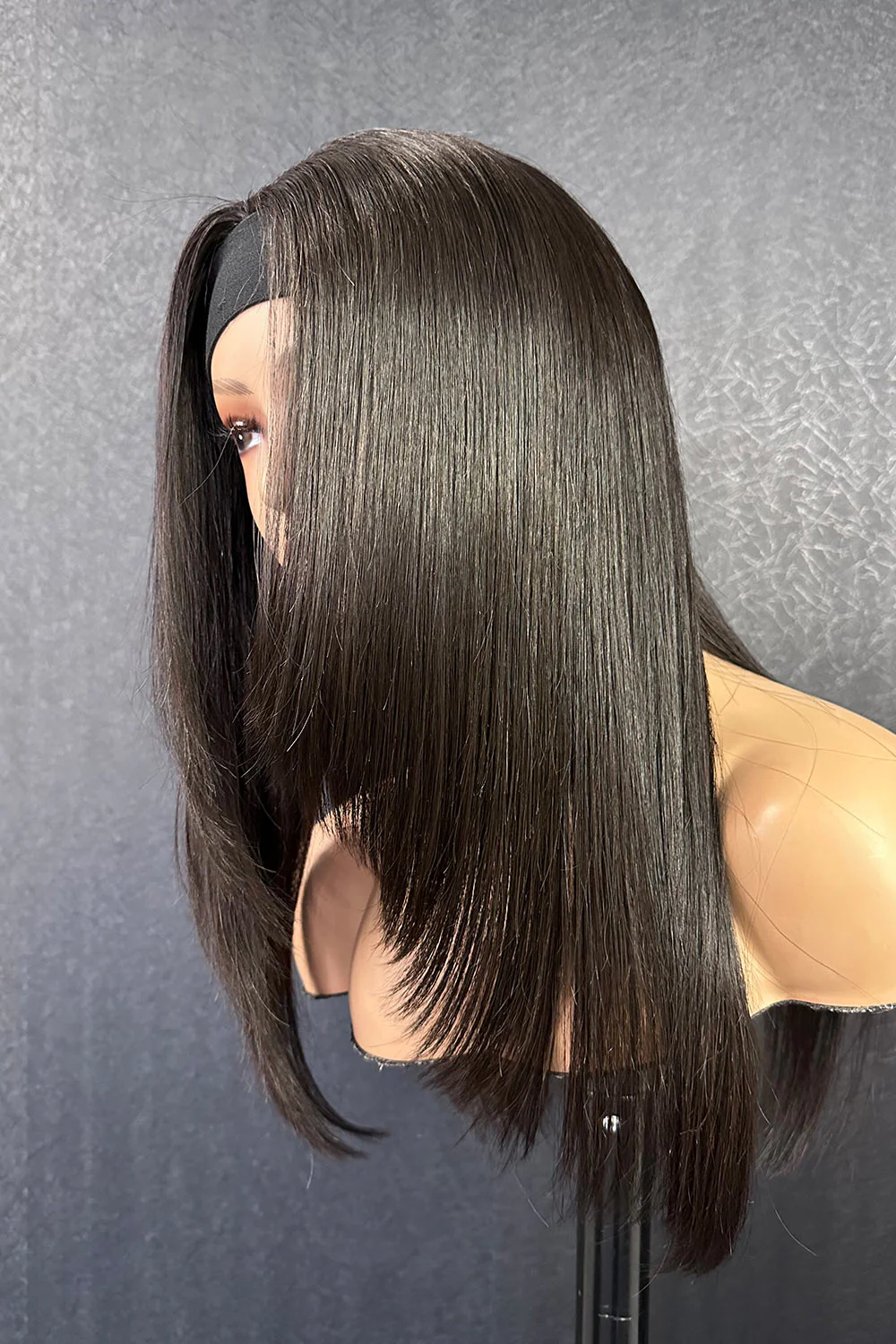 Lace Headband Wig Bone Straight-LH07 - Image 6