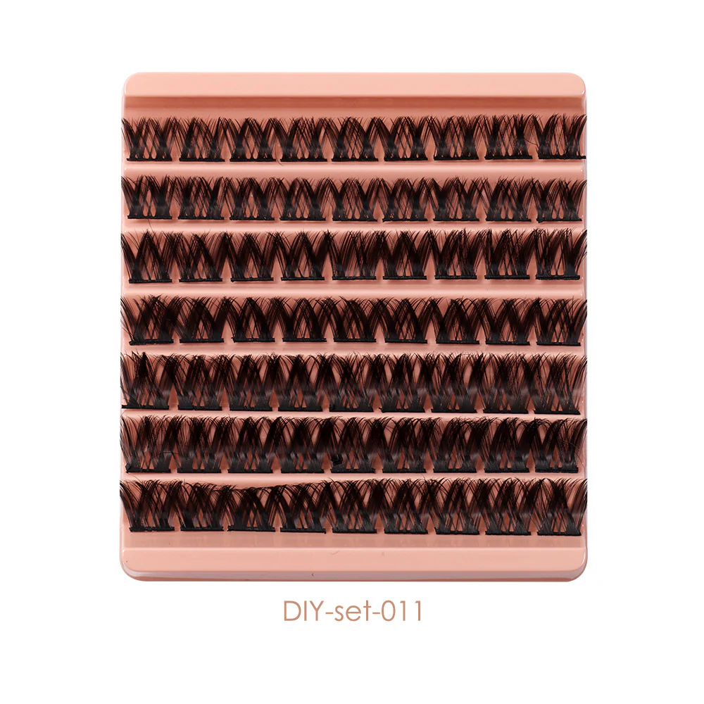 Dense Lash Clusters DIY Eyelash Extensions 63PCS 10-14MM - Image 10