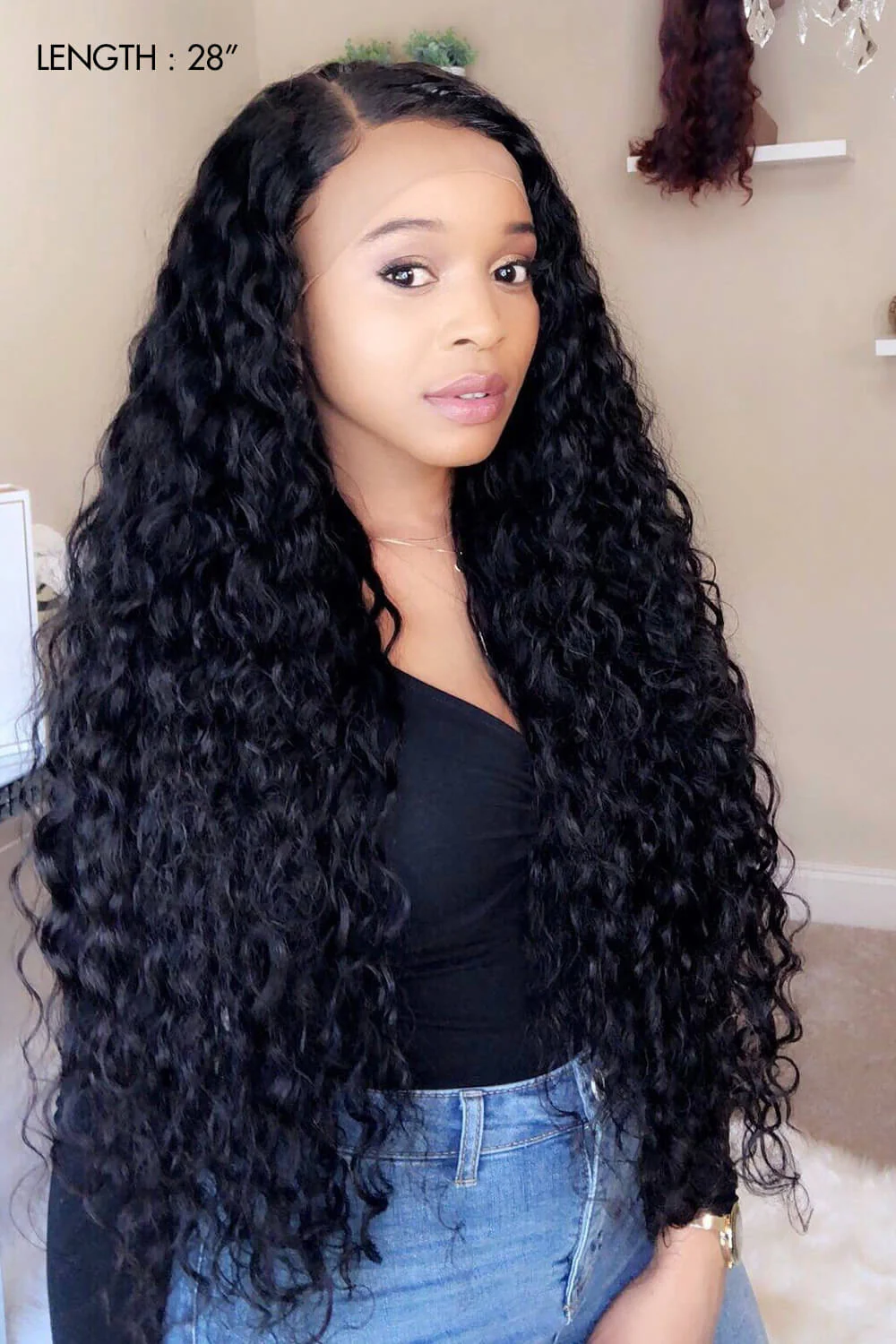 28-40 Inch HD Lace Deep Wave Wig-LW03 - Image 2