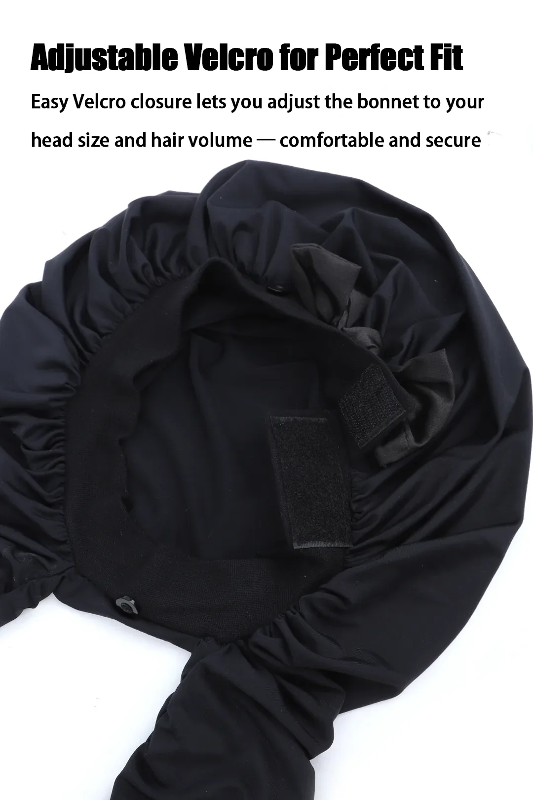 Pantyhose Sleeping Bonnet for Long Braids & Hair Elastic Satin - Image 8