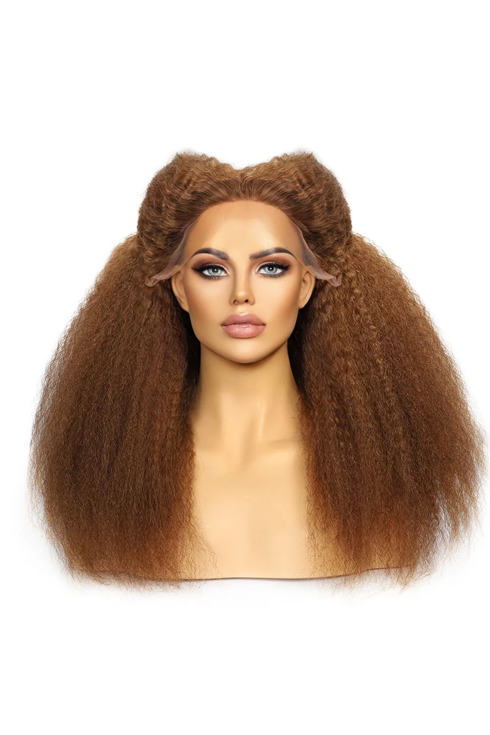 T Part Lace Wig 30# Kinky Straight-TP08 - Image 3