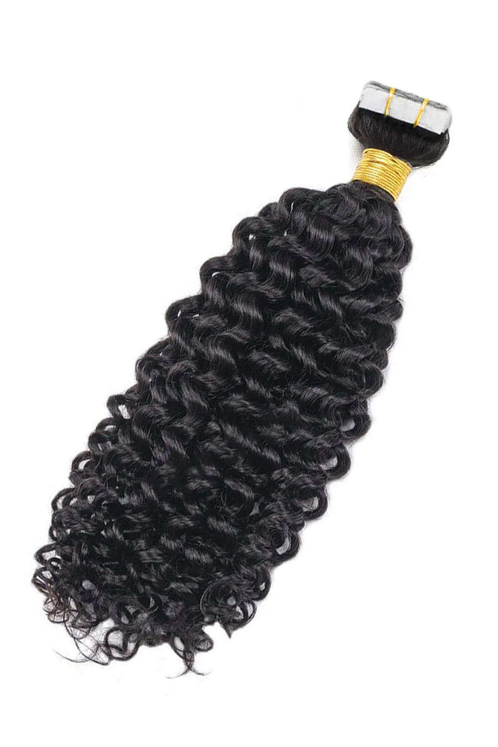 Curly Tape-in Hair Extensions for Black Hair Invisible Seamless - Image 3