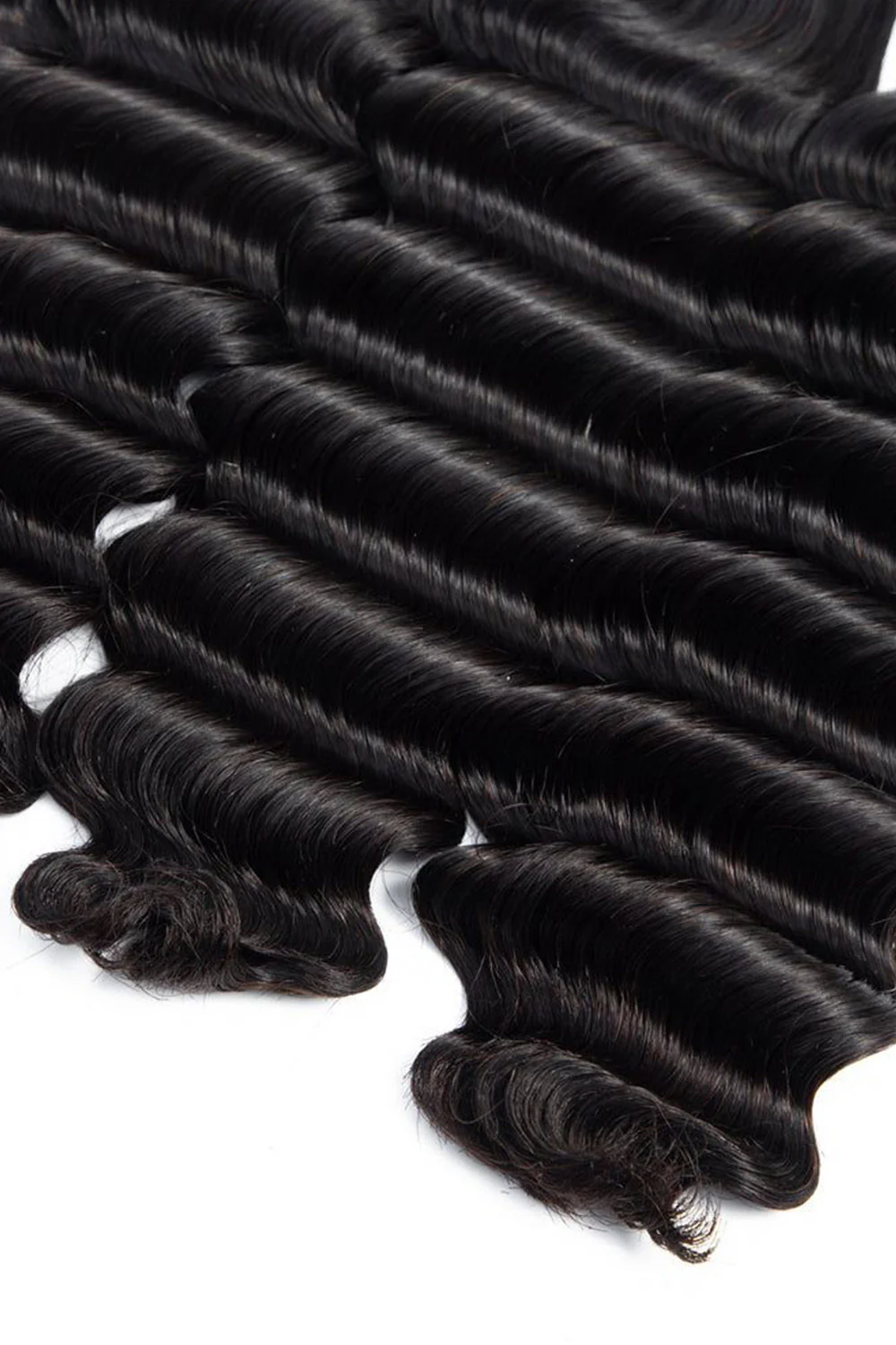Tape in Hair Extensions for Black Hair Deep Wave 100% Human Hair - Image 2
