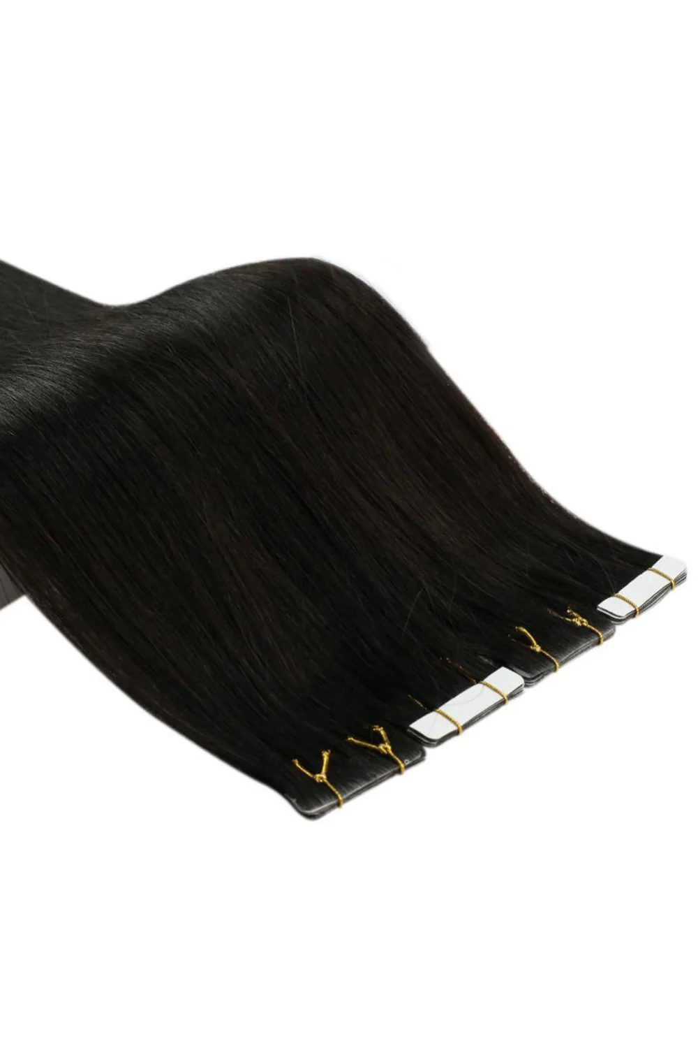 Straight Tape in Hair Extensions for Black Hair Seamless Invisible - Image 6