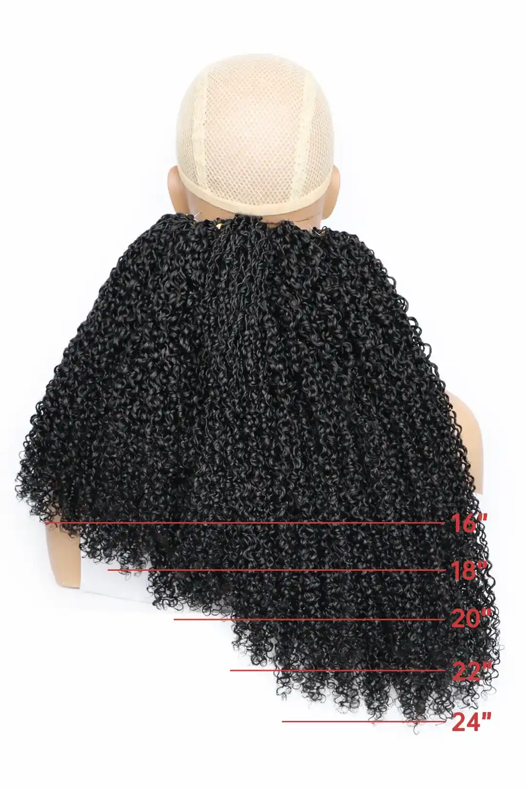 Twist Braided Feather Crochet Human Hair Extension - Image 7
