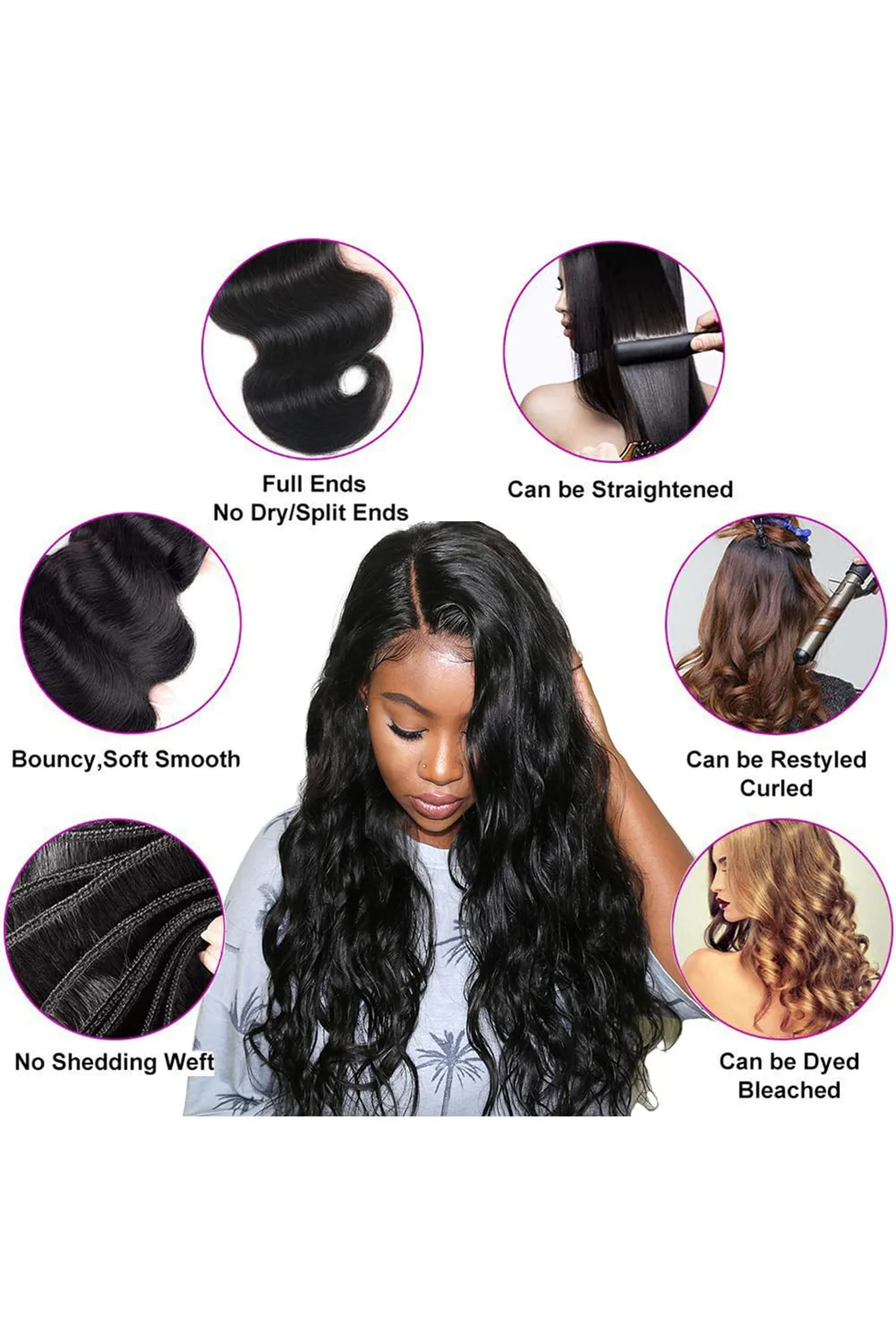Vietnam Raw Hair Bundles Natural Color Body Wave - Image 6