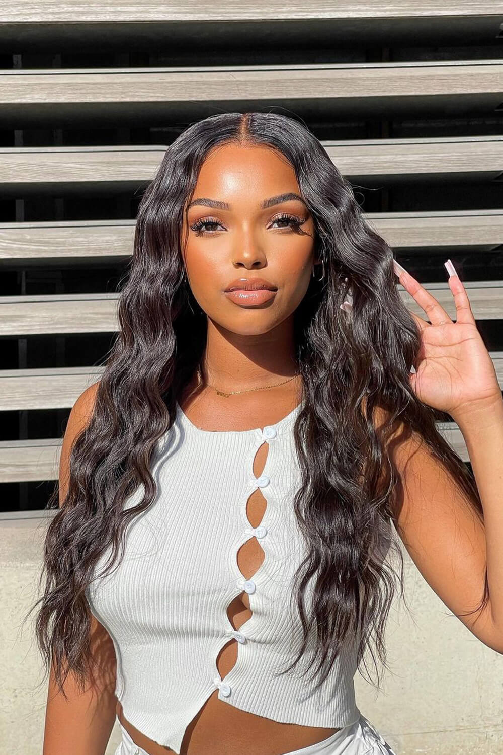 5x5 Lace Closure Wig Loose Wave Human Hair Pre-plucked Hairline - Image 5